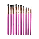 ARANTZA SET DE BROCHAS ROSA 10 PIEZAS 